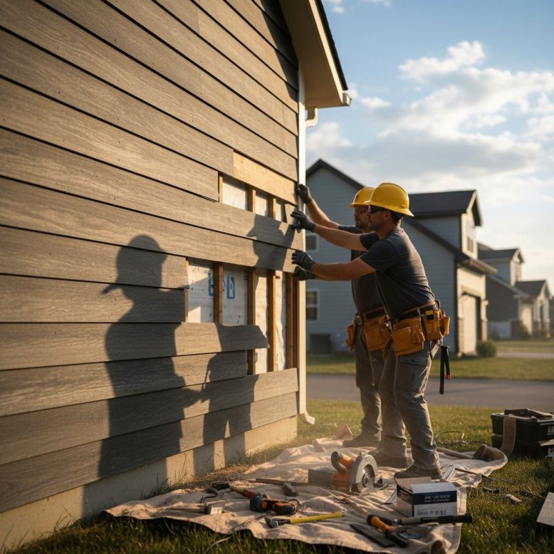 Local Composite Siding Installation pros at work